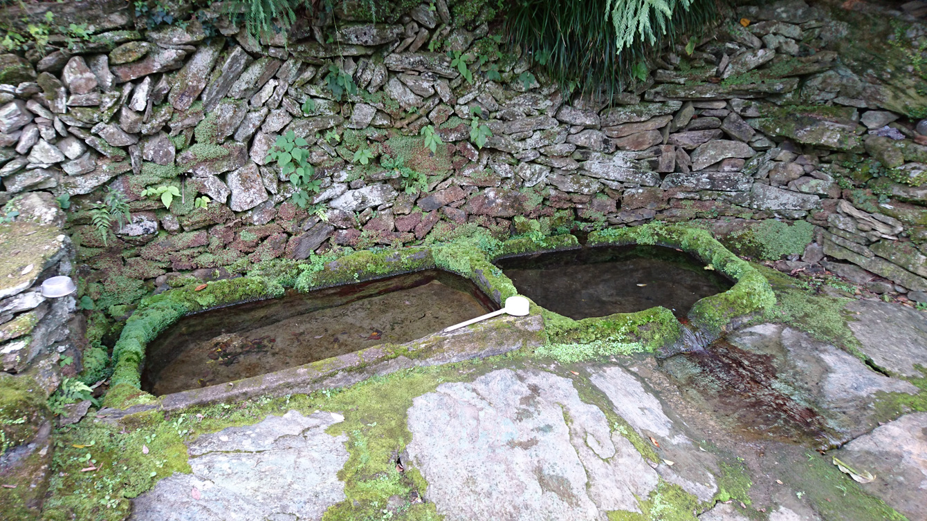 Fountain near the stone bath. Never dried up, and used as a natural cooler.