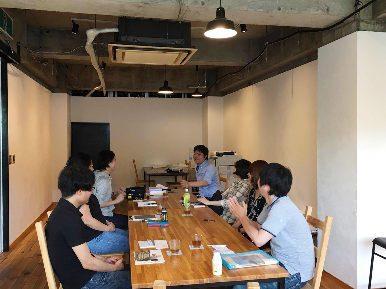 Discussion about Kamiyamajuku Program at Kuramoto BASE.